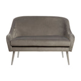 Louxor Grey Velvet Sofa - SE Home