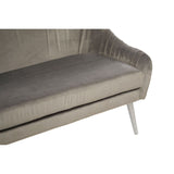 Louxor Grey Velvet Sofa - SE Home