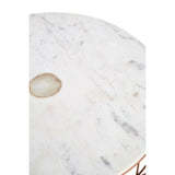 Coffee Tables Vizzini White Marble Coffee Table