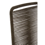 Sisal Bar Chair With Steel Frame In Grey Rope Style - SE Home