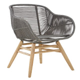Nepal Grey Rope Armchair - SE Home