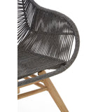 Nepal Grey Rope Armchair - SE Home