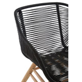 Nepal Black Rope Armchair - SE Home