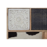 Marwar Large TallSideboard InMango Wood With Genuine Leather - SE Home