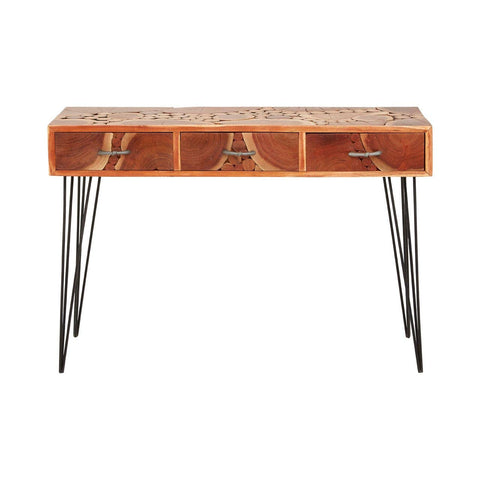 Nandri Acacia Wood Console Table - SE Home