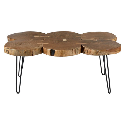 Nandri Acacia Wood Coffee Table - SE Home