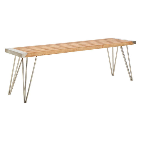 Nandri Teak Wood Bench - SE Home