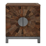 Midas Small Cabinet In Elm Wood - SE Home
