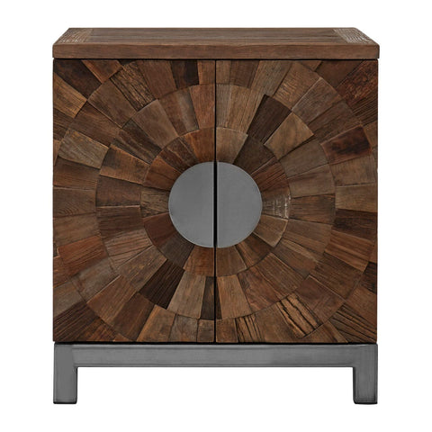 Midas Small Cabinet In Elm Wood - SE Home
