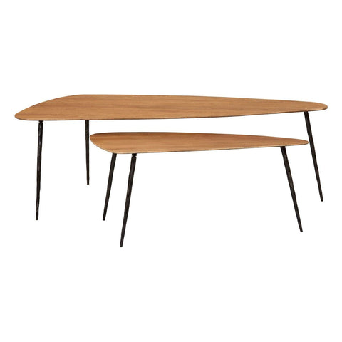 Elmo Set Of 2 Triangular Coffee Tables - SE Home