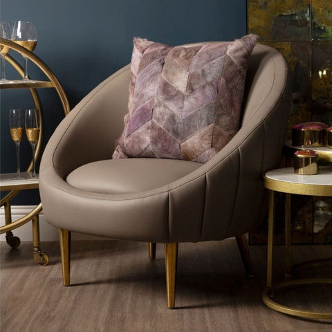 Ovalular Mink Armchair - SE Home