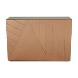 Roza Console Cabinet With Brown Mirrored Glass - SE Home