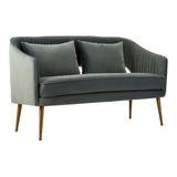 Sofas Hendricks Blue Velvet Sofa