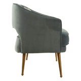 Hendricks Blue Velvet Sofa - SE Home