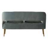 Hendricks Blue Velvet Sofa - SE Home