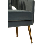 Hendricks Blue Velvet Sofa - SE Home