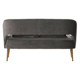 Hendricks Grey Velvet Sofa - SE Home