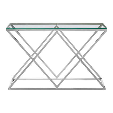 Allure Inverted Triangles Base Console Table - SE Home
