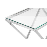 Coffee Tables Allure Inverted Triangles Base Console Table