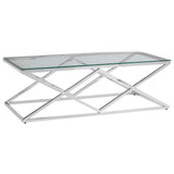 Allure Inverted Prism Base Coffee Table - SE Home