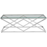 Allure Inverted Prism Base Coffee Table - SE Home