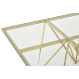 Coffee Tables Allure Gold Finish Spike Coffee Table