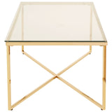 Allure Cross Base Coffee Table - SE Home
