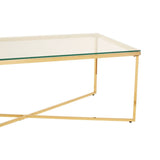 Allure Cross Base Coffee Table - SE Home