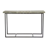 Coffee Tables Boho Metal Base Console Table