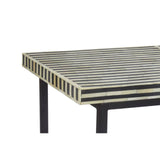 Coffee Tables Boho Metal Base Console Table