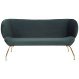 Kolding 2 Seat Green Sofa - SE Home