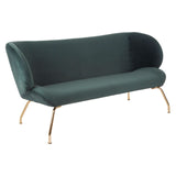 Kolding 2 Seat Green Sofa - SE Home