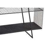 Trento Console Table With Grey Glass Top - SE Home