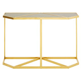 Horizon Black Tempered Glass Console Table - SE Home
