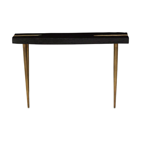 Asamra Console Table With Black Top - SE Home