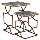 Kitchen & Dining Room Tables Templar Set Of 2 Square Side Tables