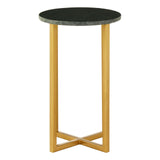 Templar Small Marble / Iron Side Table - SE Home