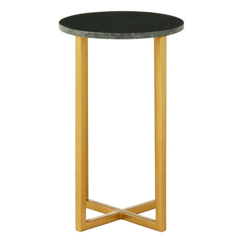Templar Small Marble / Iron Side Table - SE Home