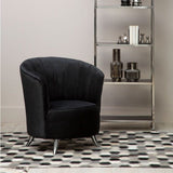 Bauble Black Tub Chair - SE Home