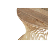 Templar Gold Finish Wire Coffee Table - SE Home