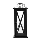 Regal Large Black Criss Cross Lantern - SE Home