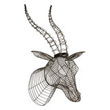 Arts & Crafts Zania Steel Wire Antelope Head