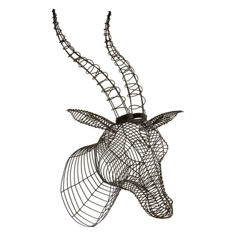 Zania Steel Wire Antelope Head - SE Home