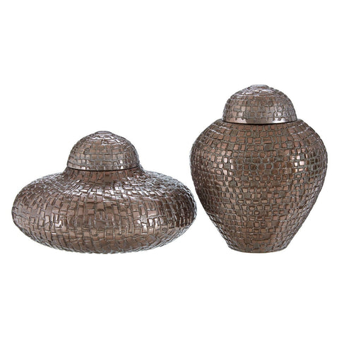 Sculptures & Ornaments Arya Jars - Set Of 2