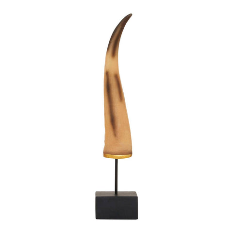 Boho Small Natural Horn Ornament - SE Home