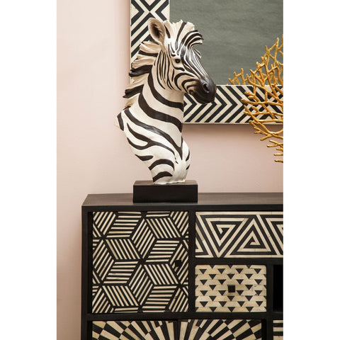 Sculptures & Ornaments Boho Zebra Head