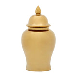 Kensington Townhouse Small Gold Ceramic Jar - SE Home