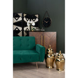 Kensington Townhouse Small Gold Ceramic Jar - SE Home