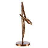 Nexus Round Rough Bronze Sculpture - SE Home