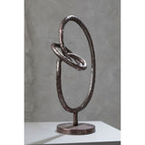 Nexus Round Rough Bronze Sculpture - SE Home